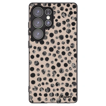 Picasee silikonski črni ovitek za Samsung Galaxy S25 Ultra 5G - Dots