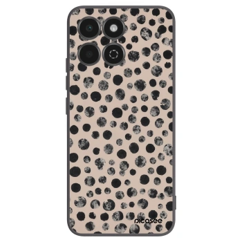 Picasee silikonski črni ovitek za Honor 200 Smart 5G - Dots