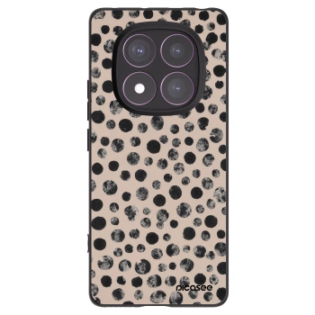 Picasee silikonski črni ovitek za Xiaomi Redmi Note 14 Pro 4G - Dots