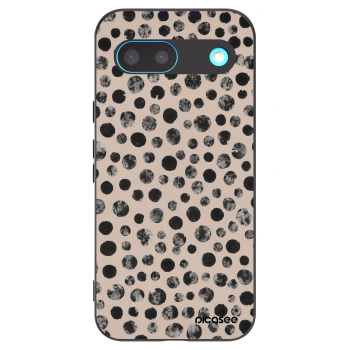 Picasee silikonski črni ovitek za Google Pixel 8 - Dots