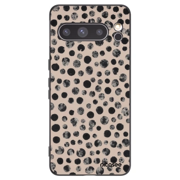 Picasee silikonski črni ovitek za Google Pixel 8 Pro - Dots