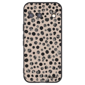 Picasee silikonski črni ovitek za Google Pixel 9 - Dots