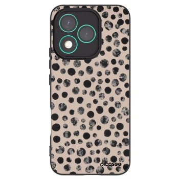 Picasee silikonski črni ovitek za Honor 400 Lite 5G - Dots