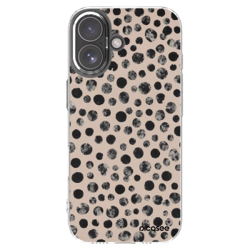 Picasee silikonski prozorni ovitek za Apple iPhone 17 - Dots