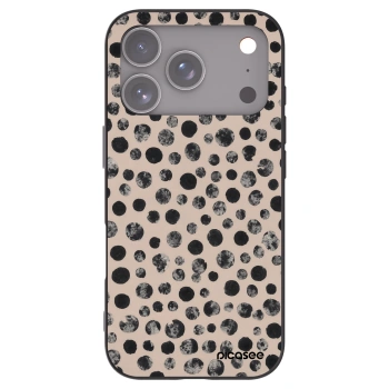 Picasee silikonski črni ovitek za Apple iPhone 17 Pro - Dots