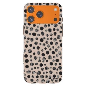 Picasee silikonski prozorni ovitek za Apple iPhone 17 Pro Max - Dots