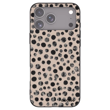 Picasee silikonski črni ovitek za Apple iPhone 17 Pro Max - Dots