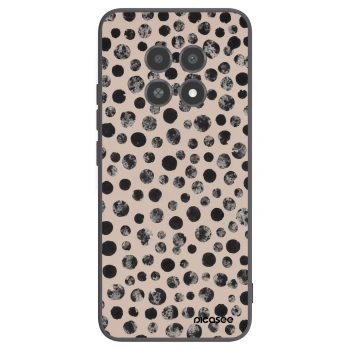Picasee silikonski črni ovitek za Realme 12X - Dots