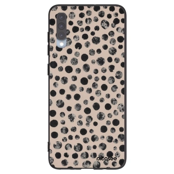 Picasee silikonski črni ovitek za Samsung Galaxy A70 A705F - Dots