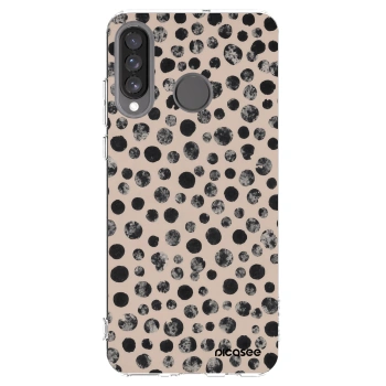 Picasee silikonski prozorni ovitek za Huawei P30 Lite - Dots