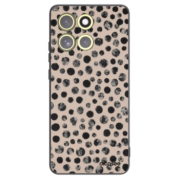 Picasee silikonski črni ovitek za Motorola Moto G86 Power 5G - Dots