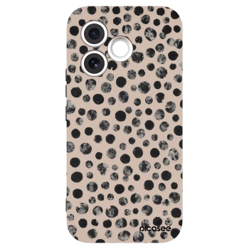 Picasee silikonski črni ovitek za Honor 600 Lite - Dots