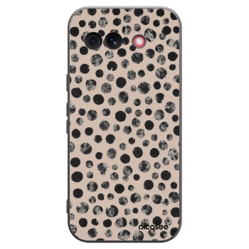Picasee silikonski črni ovitek za Google Pixel 10a - Dots