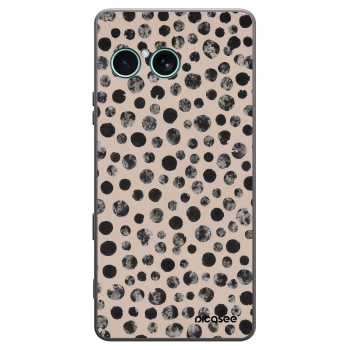 Picasee silikonski črni ovitek za Sony Xperia 10 VII - Dots