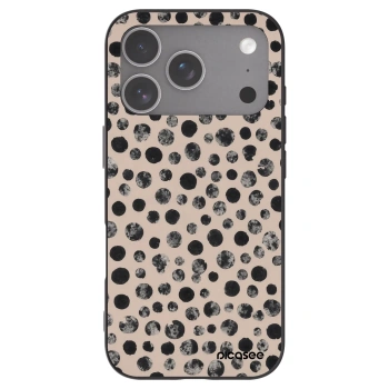 Picasee silikonski črni ovitek za Apple iPhone 18 Pro - Dots
