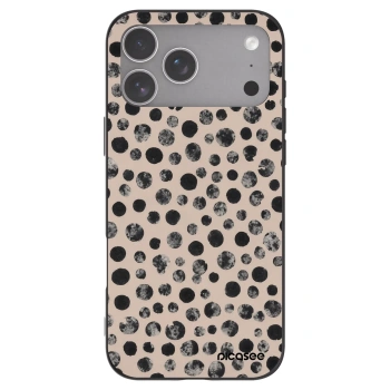 Picasee silikonski črni ovitek za Apple iPhone 18 Pro Max - Dots