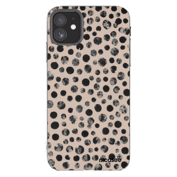 Picasee silikonski prozorni ovitek za Apple iPhone 11 - Dots