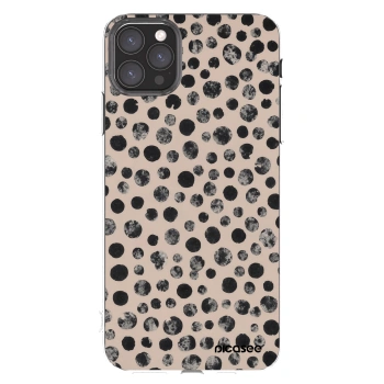 Picasee silikonski prozorni ovitek za Apple iPhone 11 Pro Max - Dots