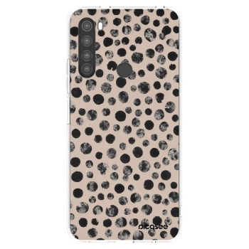 Picasee silikonski prozorni ovitek za Xiaomi Redmi Note 8 - Dots