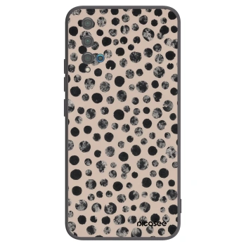 Picasee silikonski črni ovitek za Huawei Nova 5T - Dots