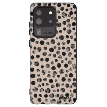 Picasee silikonski črni ovitek za Samsung Galaxy S20 Ultra 5G G988F - Dots