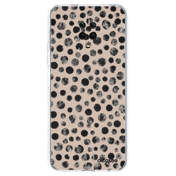 Picasee silikonski prozorni ovitek za Xiaomi Redmi Note 9 Pro - Dots