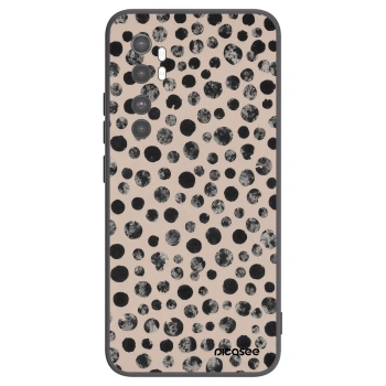 Picasee silikonski črni ovitek za Xiaomi Mi Note 10 Lite - Dots