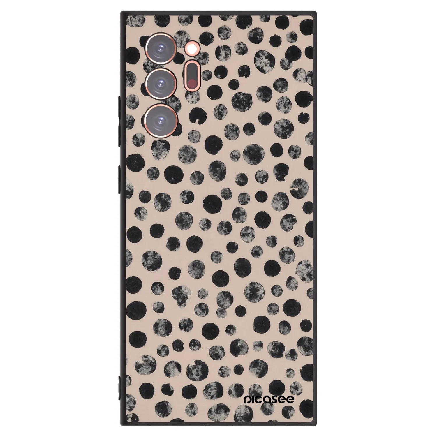 Picasee silikonski črni ovitek za Samsung Galaxy Note 20 Ultra - Dots