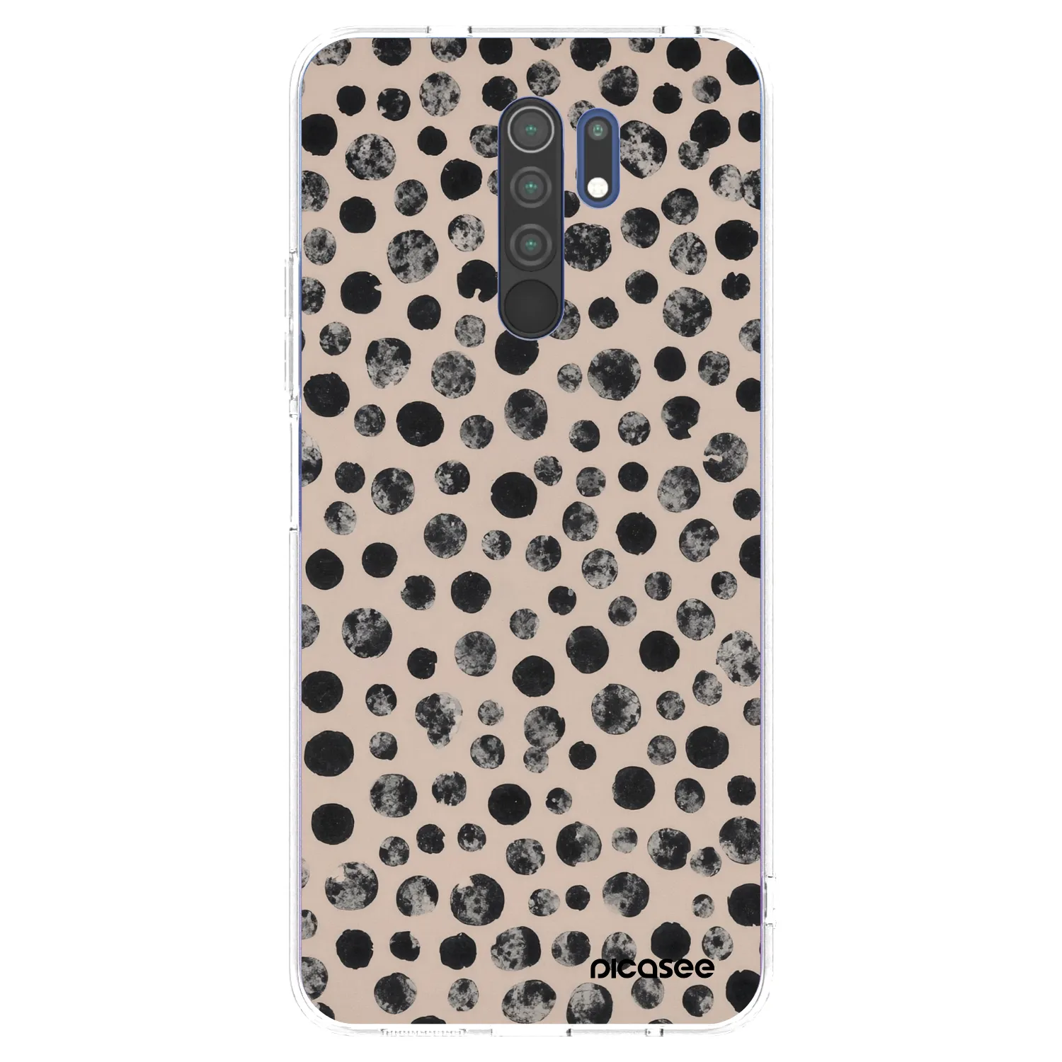 Picasee silikonski prozorni ovitek za Xiaomi Redmi 9 - Dots