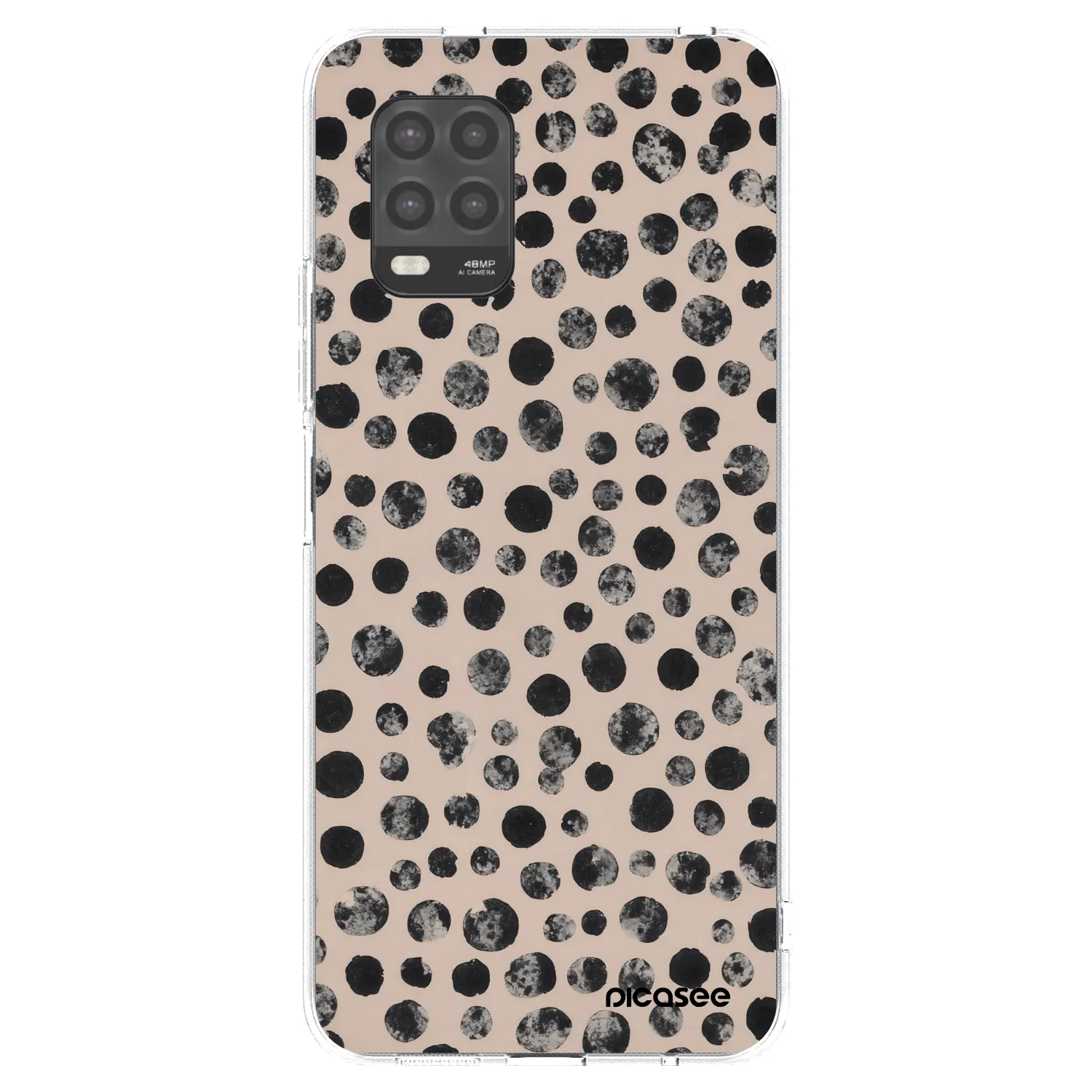 Picasee silikonski prozorni ovitek za Xiaomi Mi 10 Lite - Dots