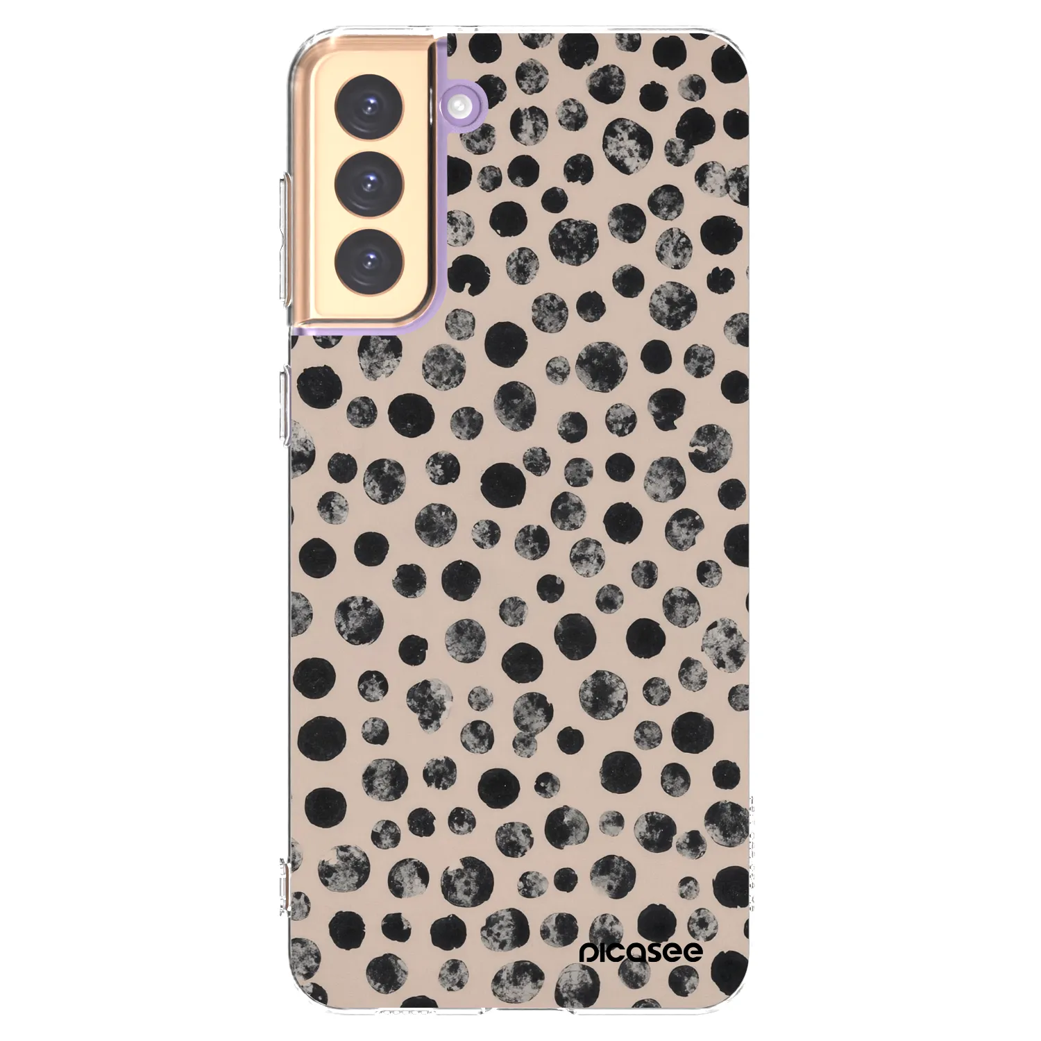 Picasee silikonski prozorni ovitek za Samsung Galaxy S21+ 5G G996F - Dots