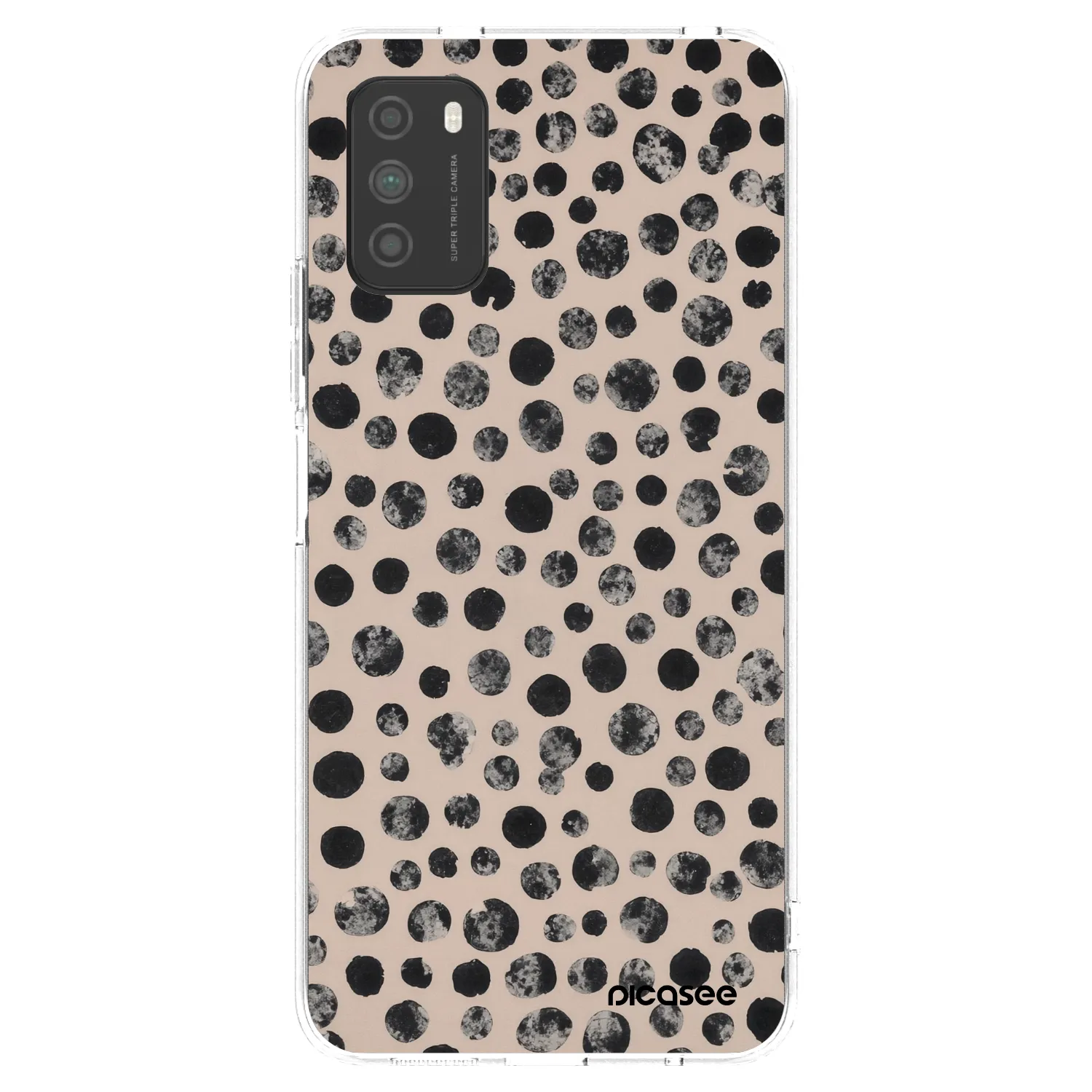 Picasee silikonski prozorni ovitek za Xiaomi Poco M3 - Dots