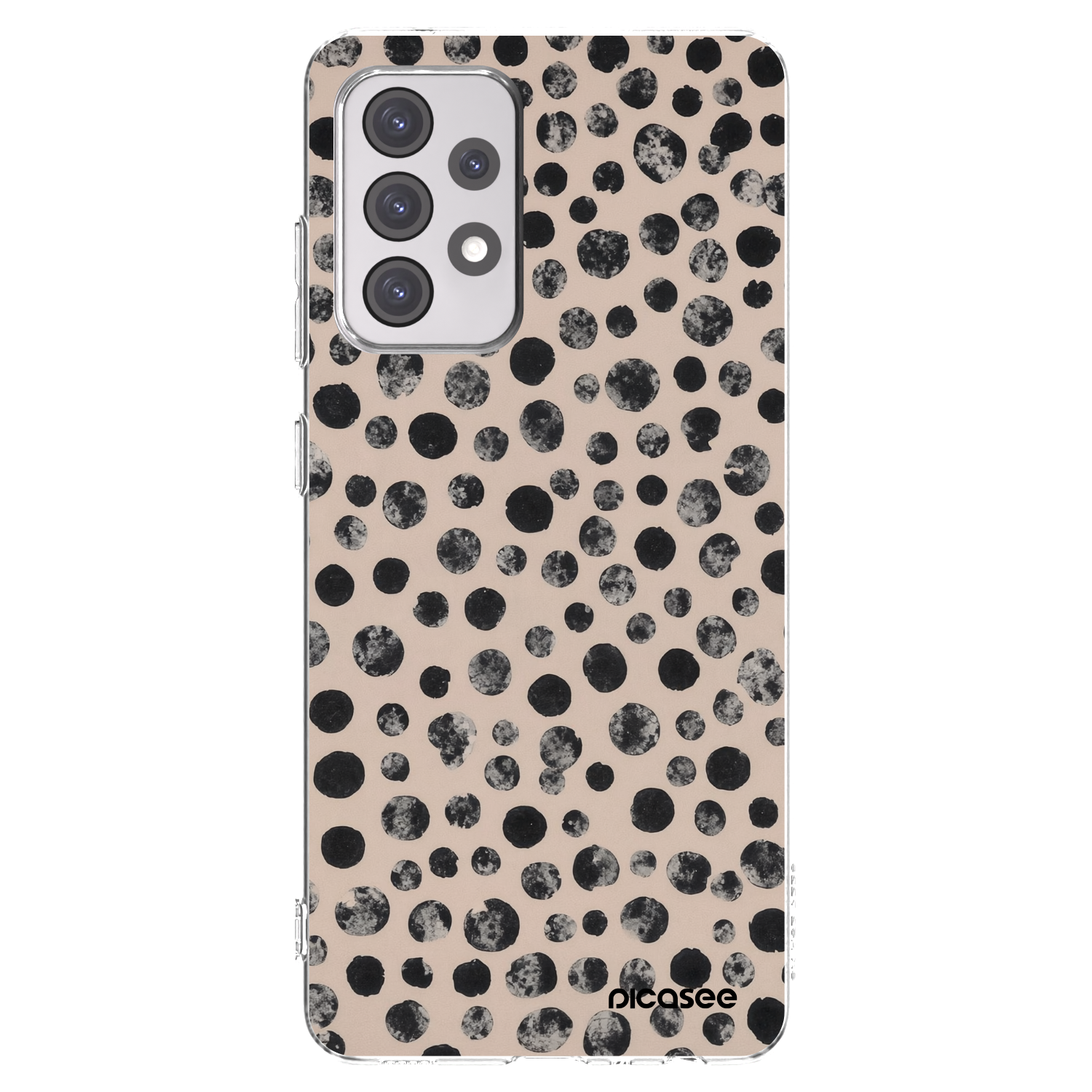 Picasee silikonski prozorni ovitek za Samsung Galaxy A52 5G A525F - Dots