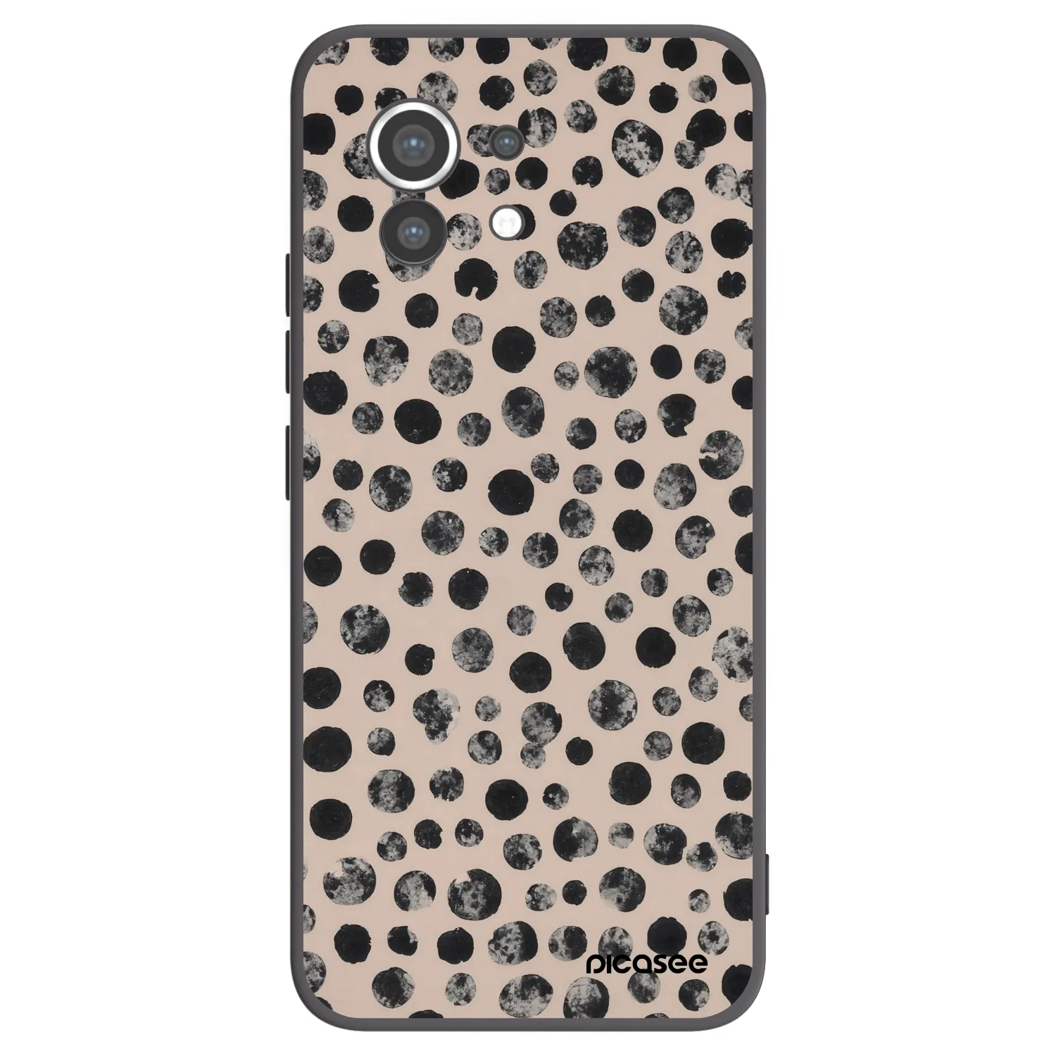 Picasee silikonski črni ovitek za Xiaomi Mi 11 - Dots