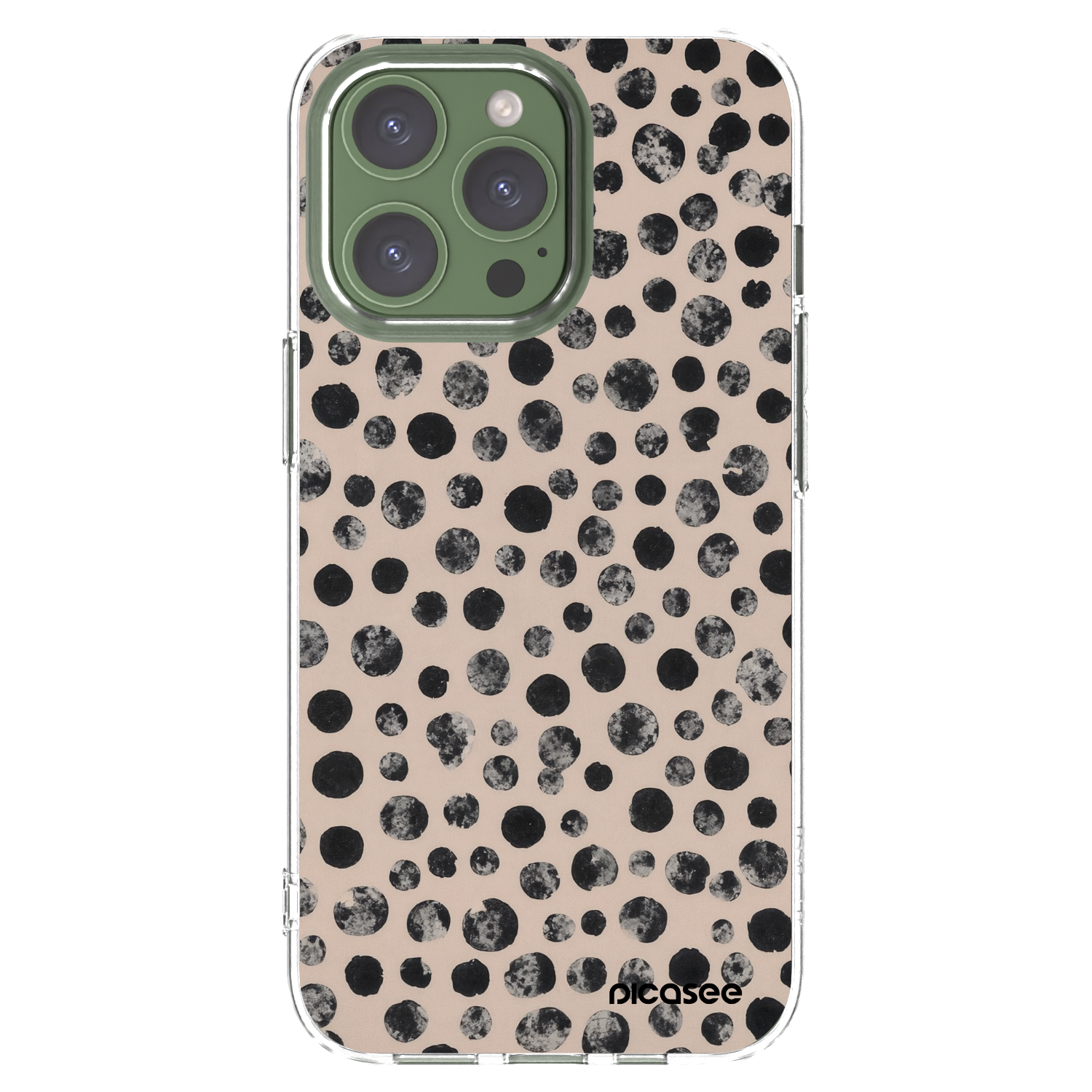 Picasee silikonski prozorni ovitek za Apple iPhone 13 Pro - Dots