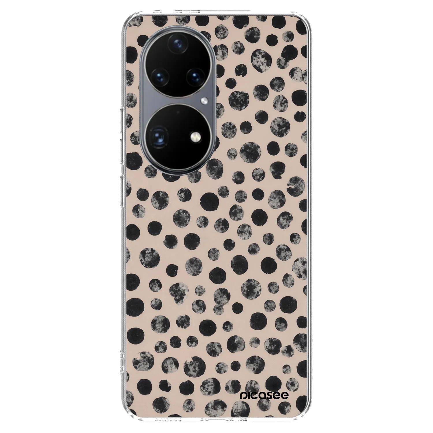 Picasee silikonski prozorni ovitek za Huawei P50 - Dots