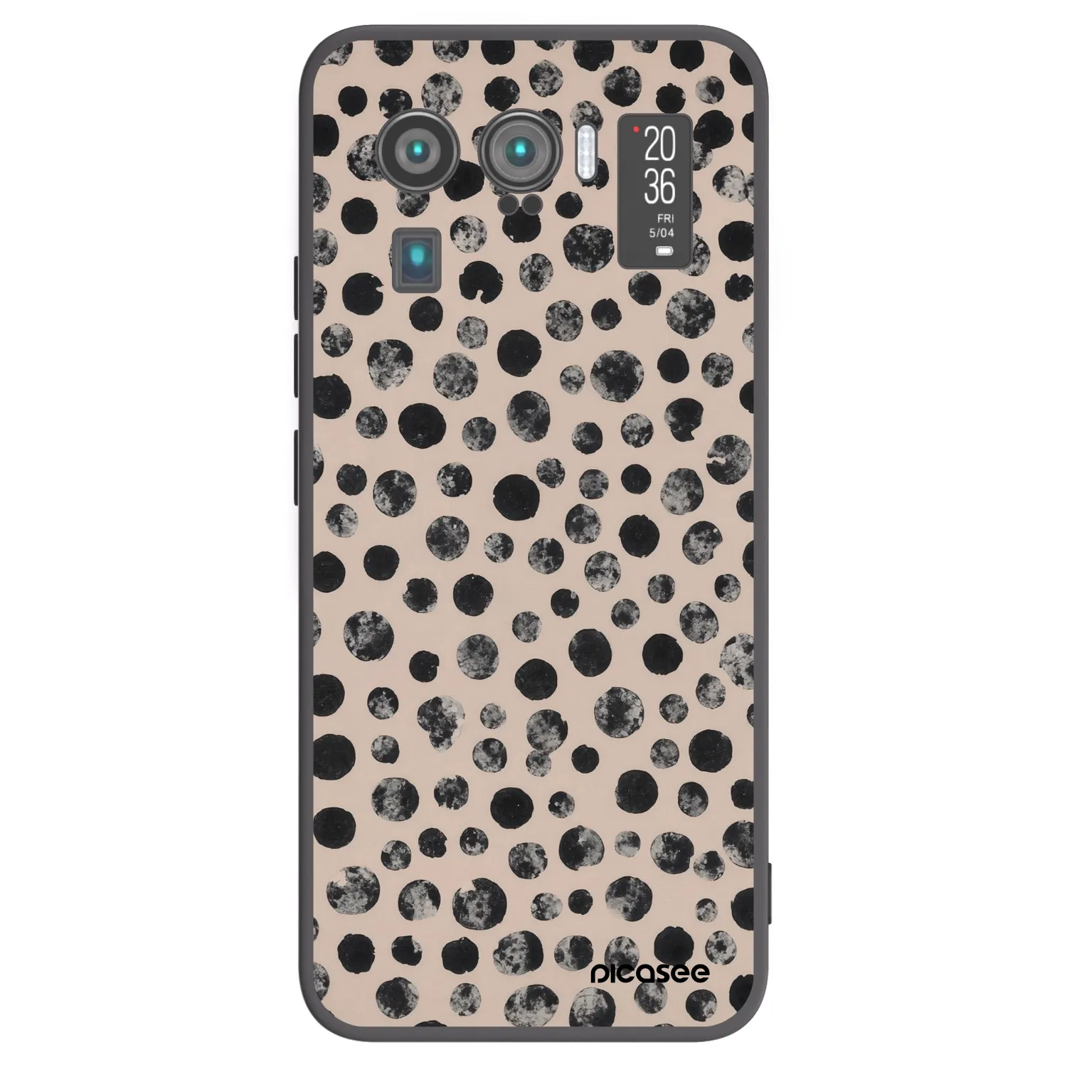 Picasee silikonski črni ovitek za Xiaomi Mi 11 Ultra - Dots
