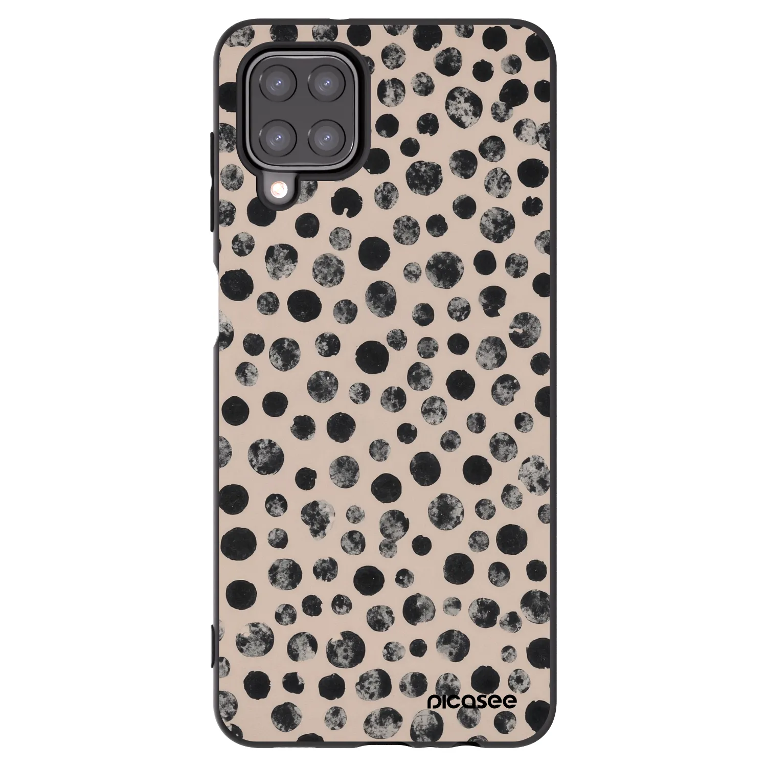 Picasee silikonski črni ovitek za Samsung Galaxy M12 M127F - Dots