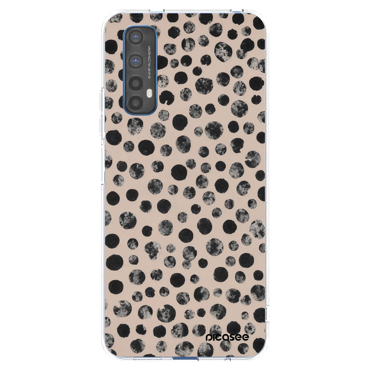 Picasee silikonski prozorni ovitek za Realme 7 - Dots