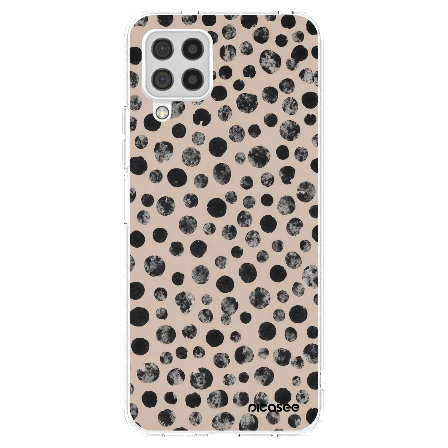 Picasee silikonski prozorni ovitek za Samsung Galaxy A22 A225F 4G - Dots