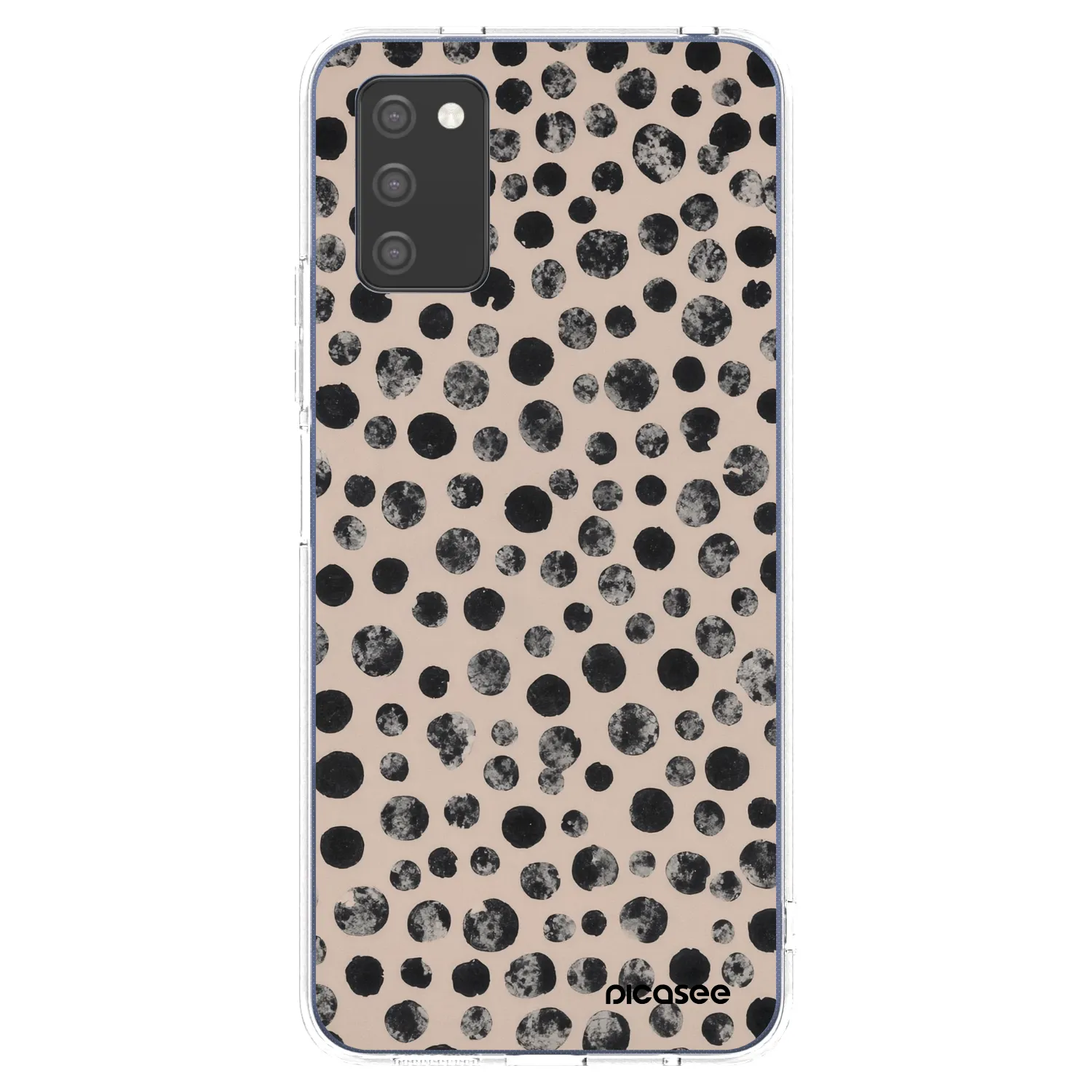 Picasee silikonski prozorni ovitek za Samsung Galaxy A03s A037G - Dots