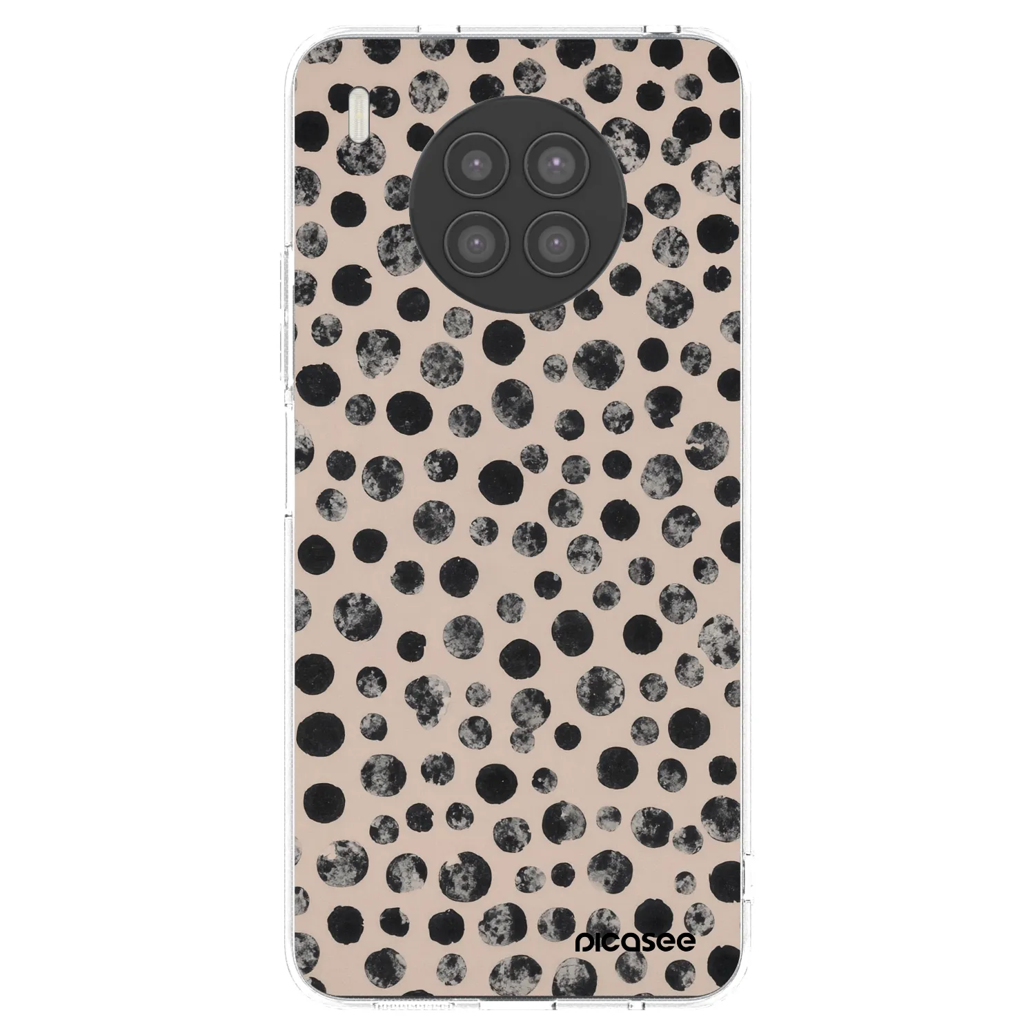 Picasee silikonski prozorni ovitek za Huawei Nova 8i - Dots