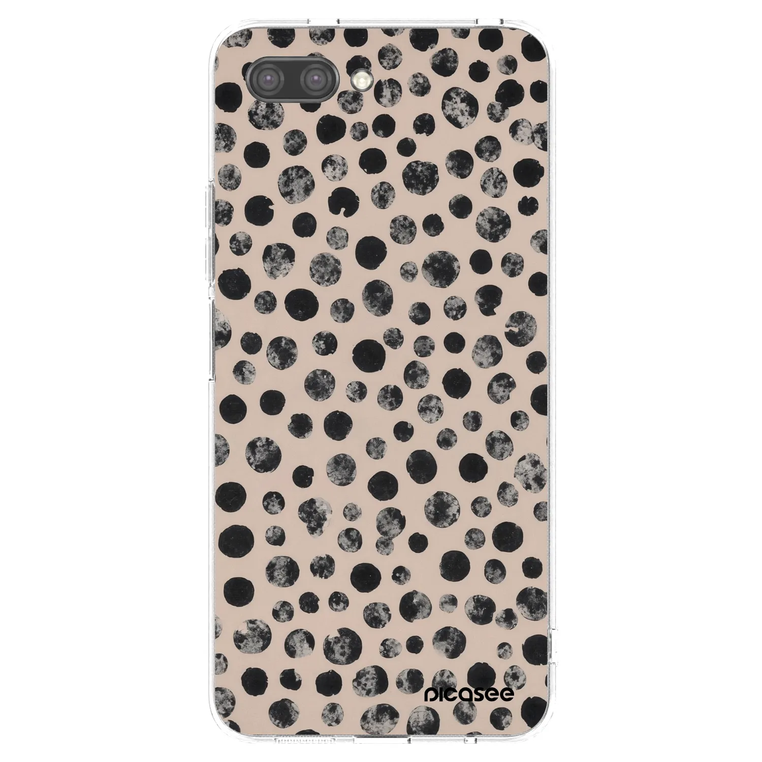 Picasee silikonski prozorni ovitek za Honor 10 - Dots