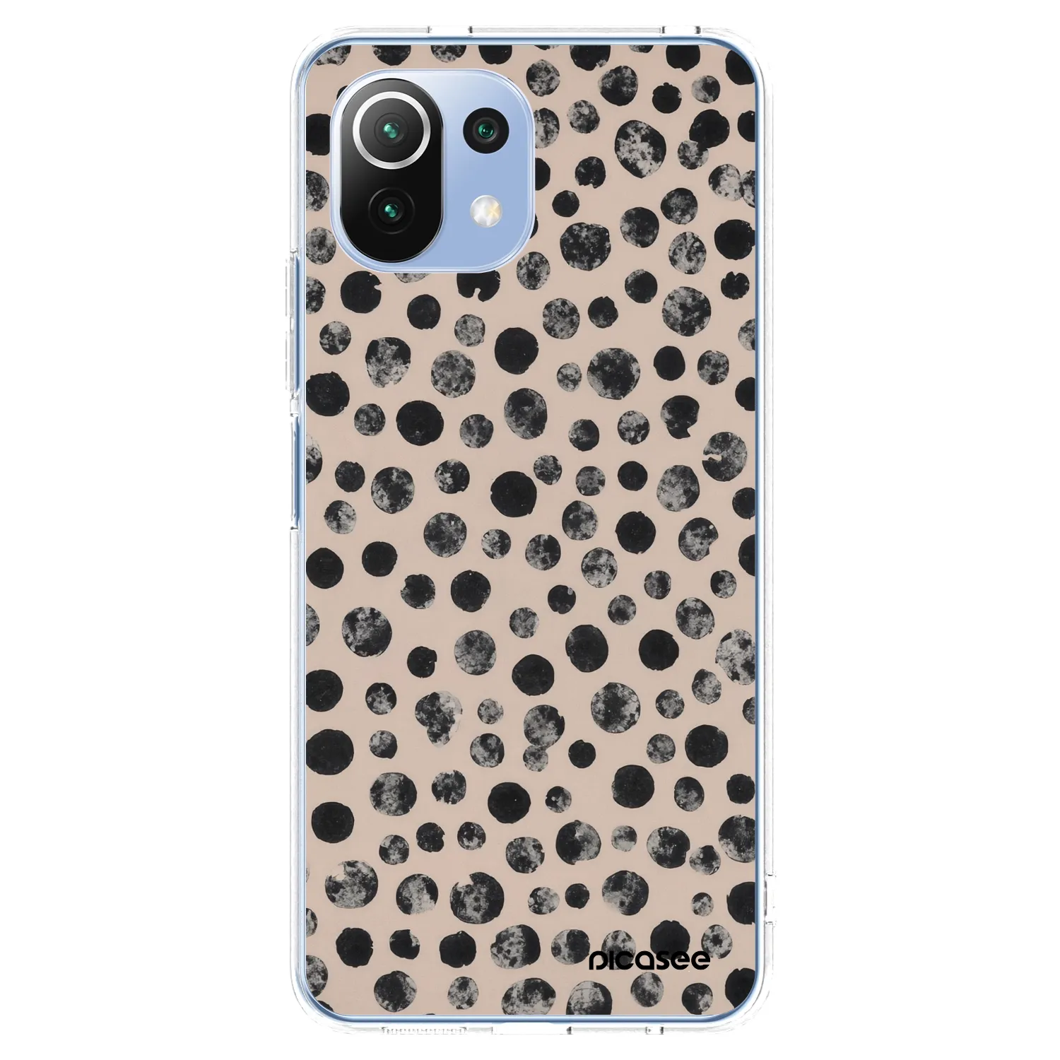 Picasee silikonski prozorni ovitek za Xiaomi 11 Lite 5G NE - Dots