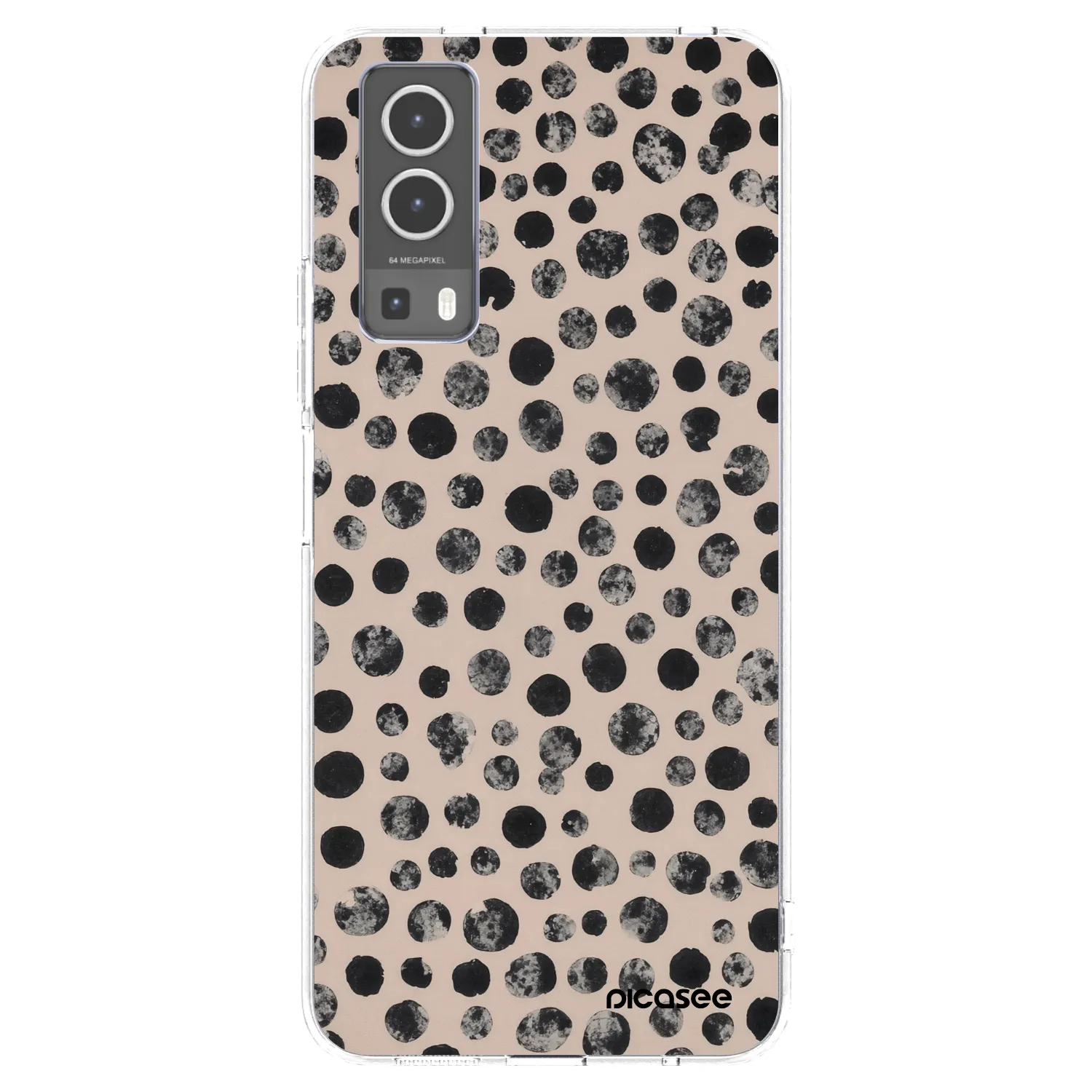 Picasee silikonski prozorni ovitek za Vivo Y72 5G - Dots