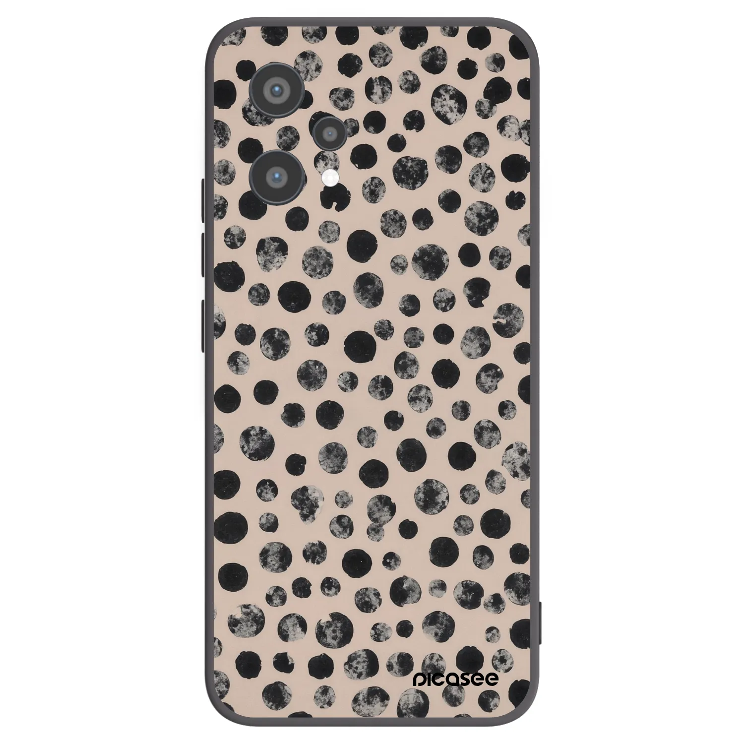 Picasee silikonski črni ovitek za Realme 9 Pro 5G - Dots