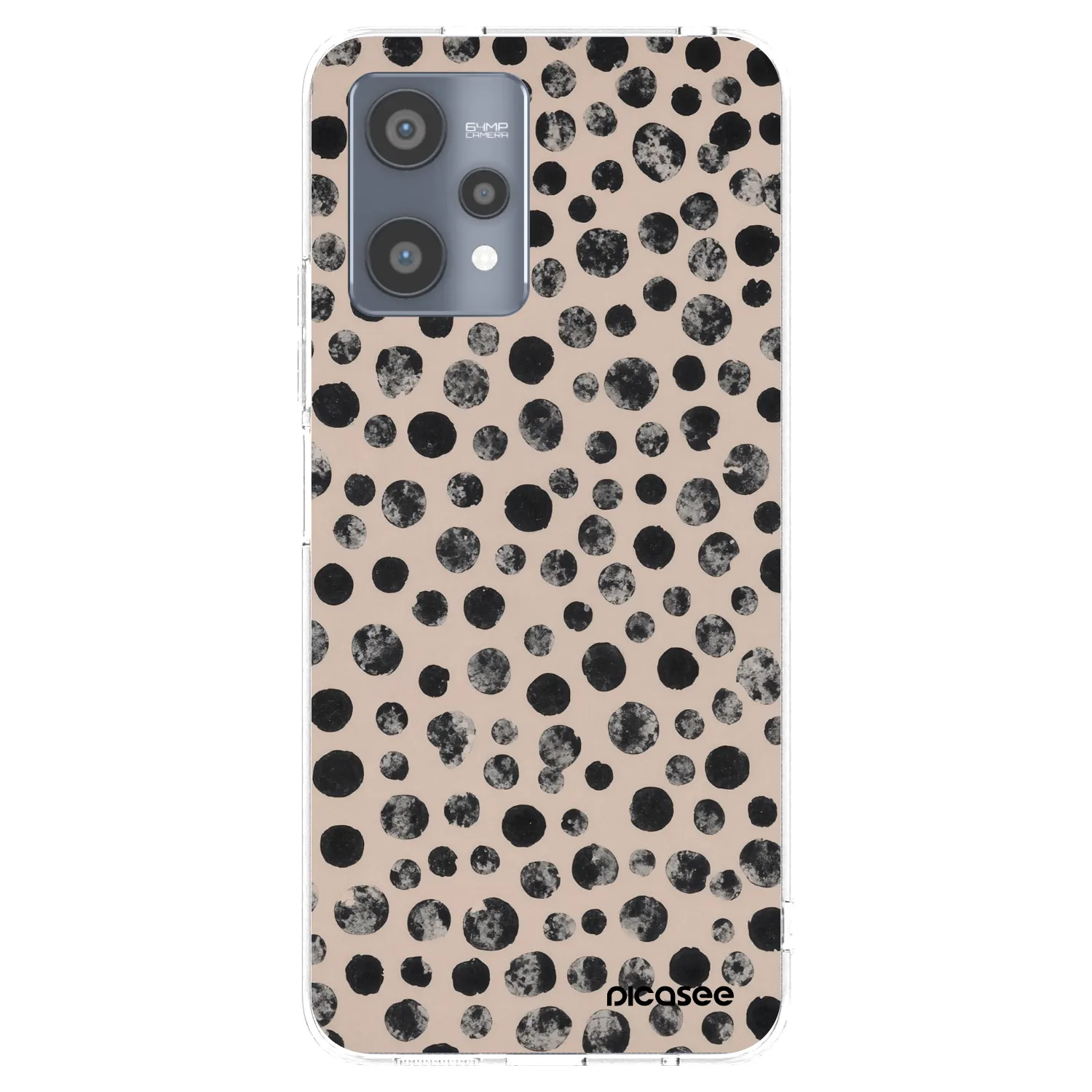 Picasee silikonski prozorni ovitek za Realme 9 Pro 5G - Dots