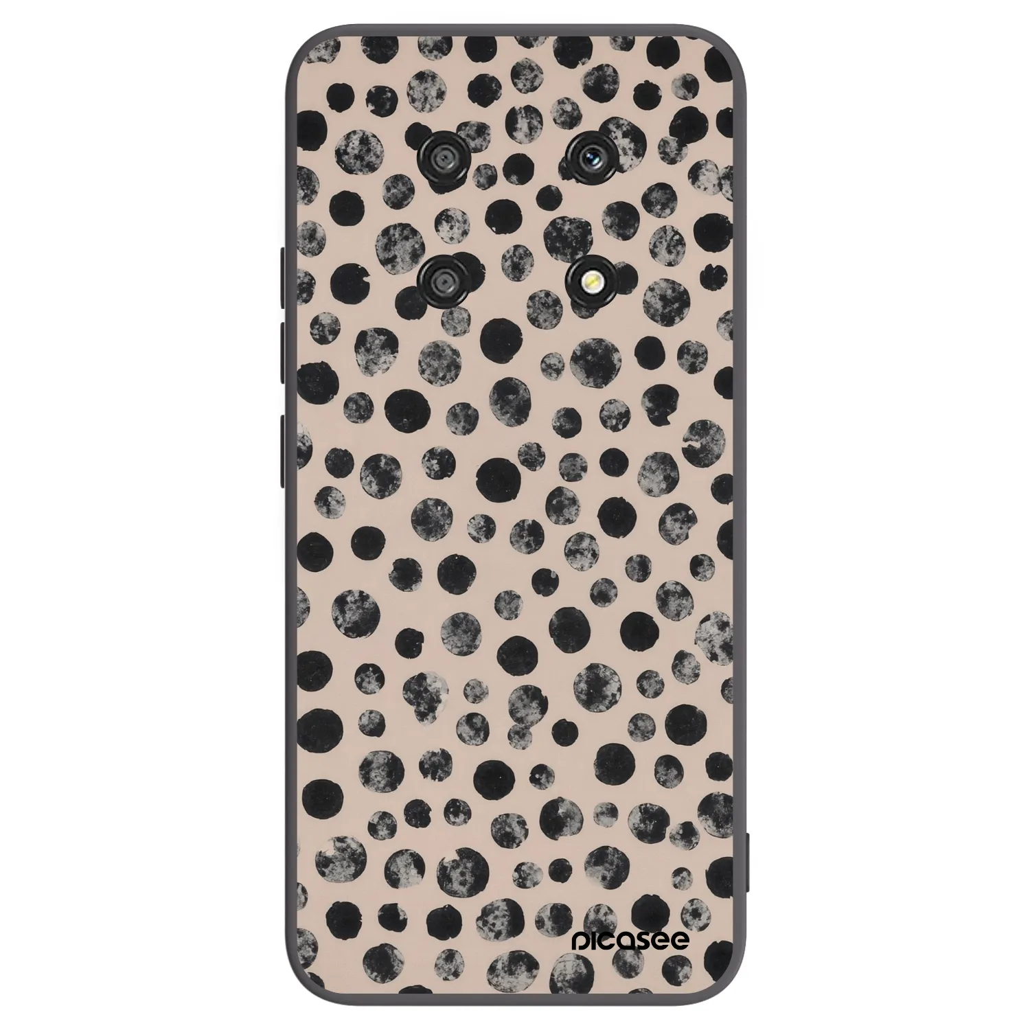 Picasee silikonski črni ovitek za Honor Magic4 Lite 5G - Dots