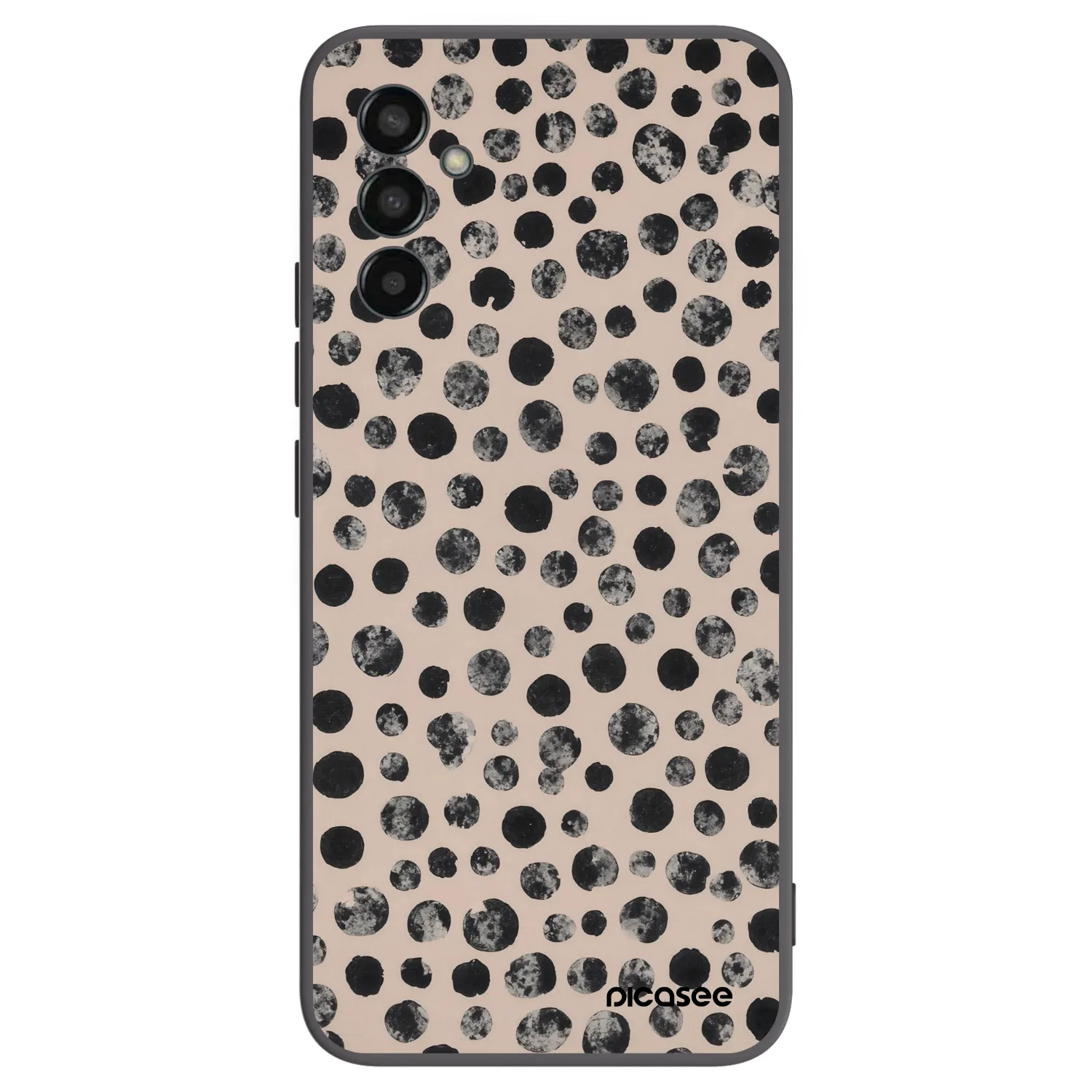 Picasee silikonski črni ovitek za Samsung Galaxy M13 M135F - Dots