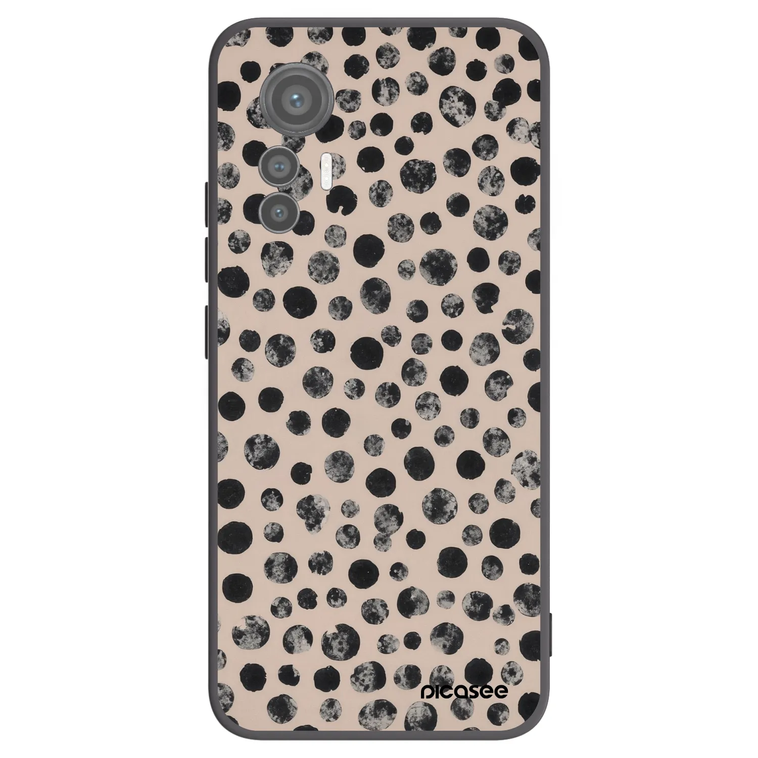 Picasee silikonski črni ovitek za Xiaomi 12 Lite - Dots